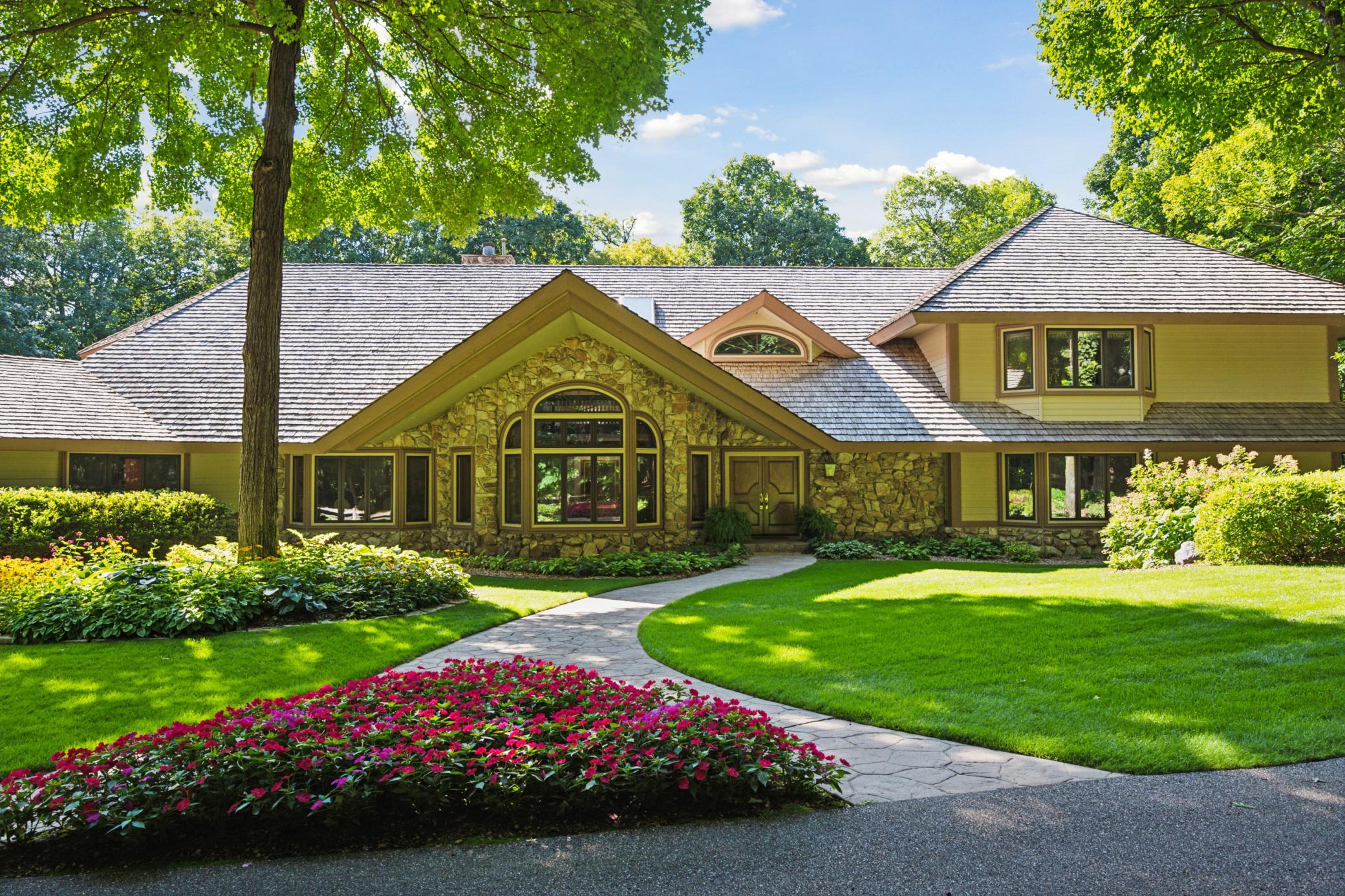 Private Setting with beautiful grounds