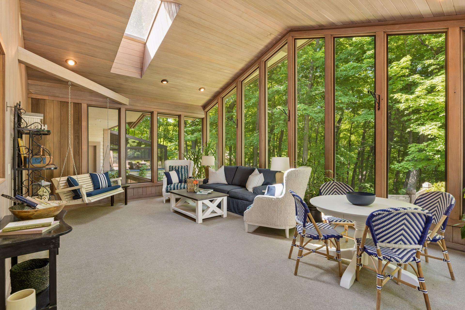 Screen Porch to enjoy the seasons