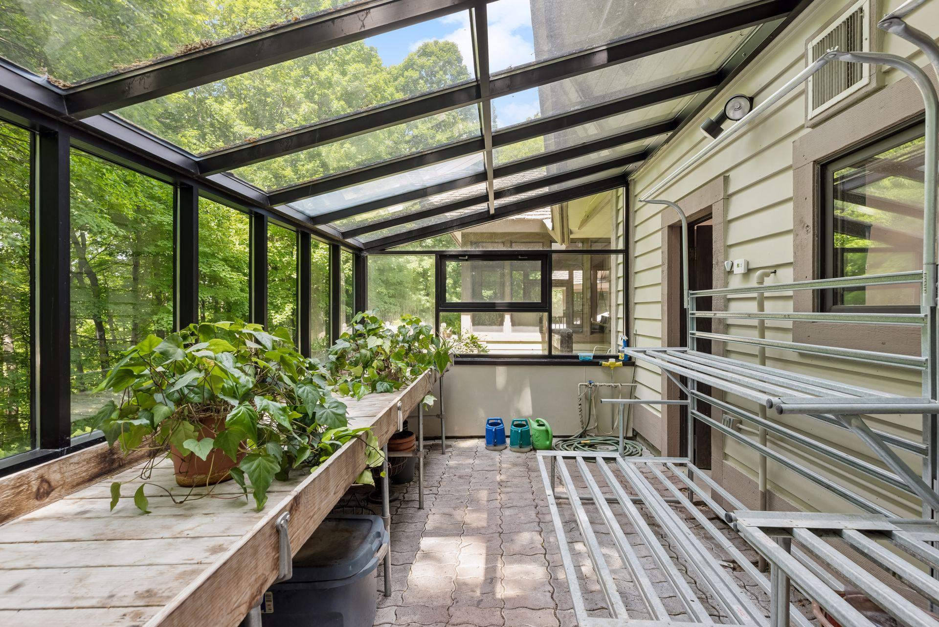 Potting room off the garage
