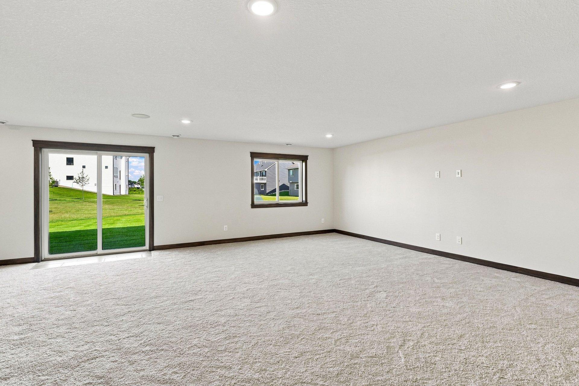Lower level family room
