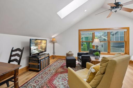 The ADU living room is flooded with natural light, creating the most inviting space.