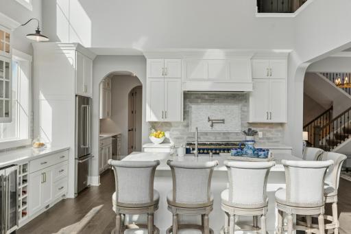 Complete with the perfect oversized island.