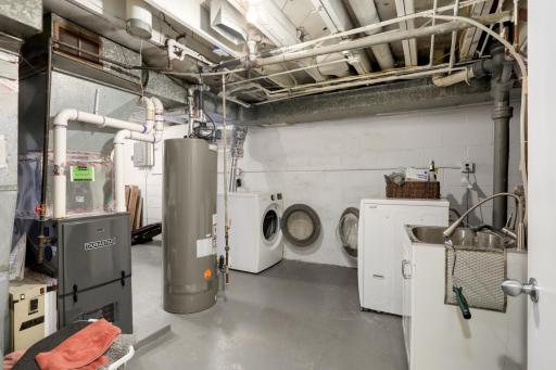 Lower Level Laundry & Storage Room