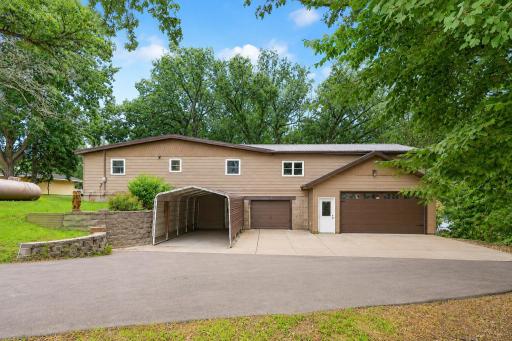Roadside view of the home and garages.jpg