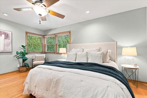 Room for a kings size bed and seating area!