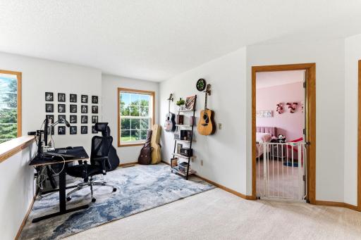 Super versatile flex space in this loft.
