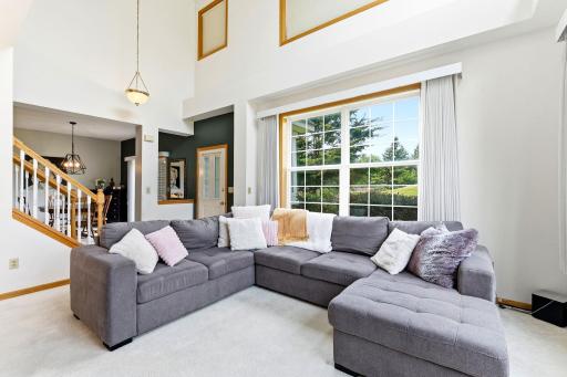 Living room is freshly painted. All Carpets are being professionally cleaned before closing.