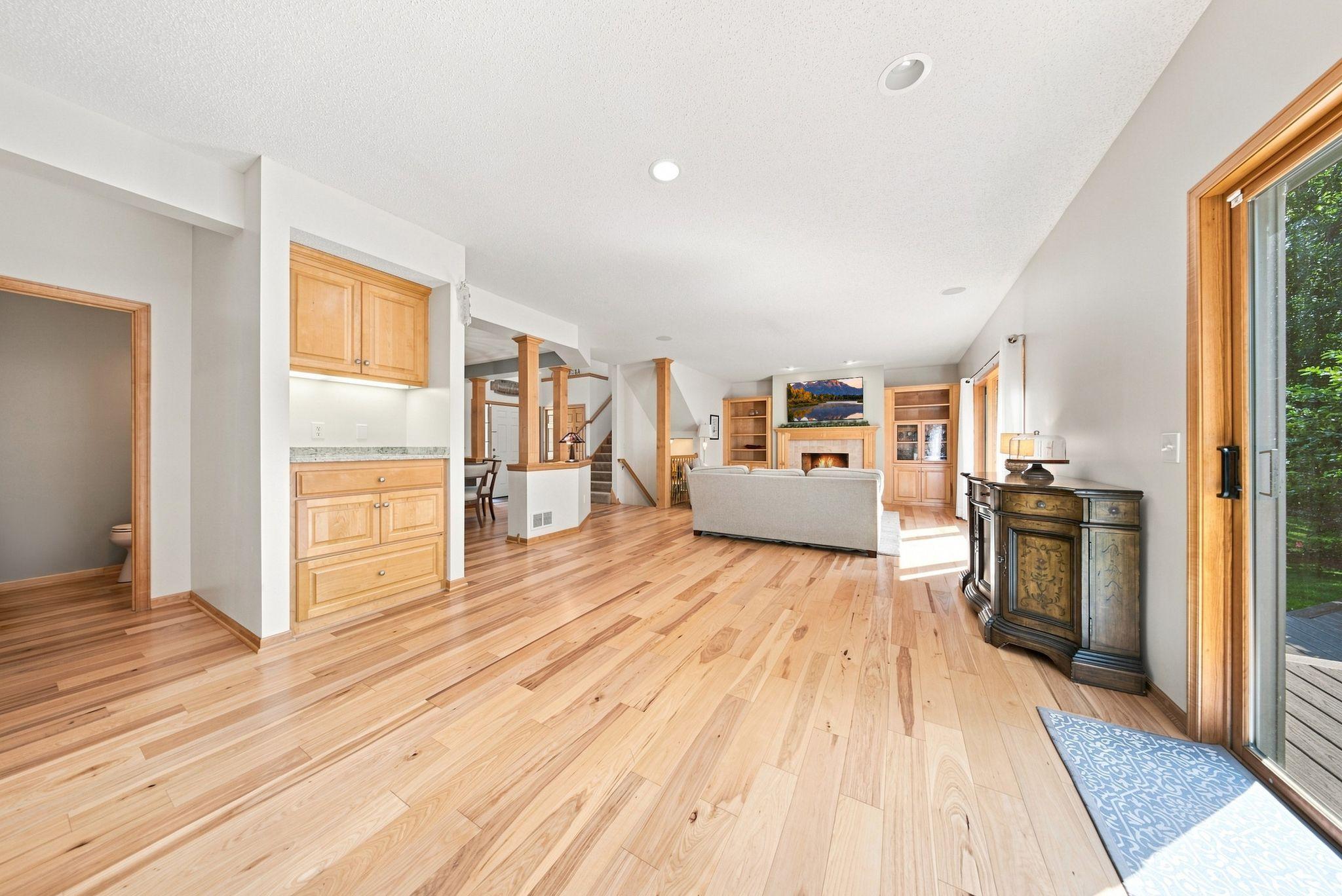 Open Concept kitchen, eating and living