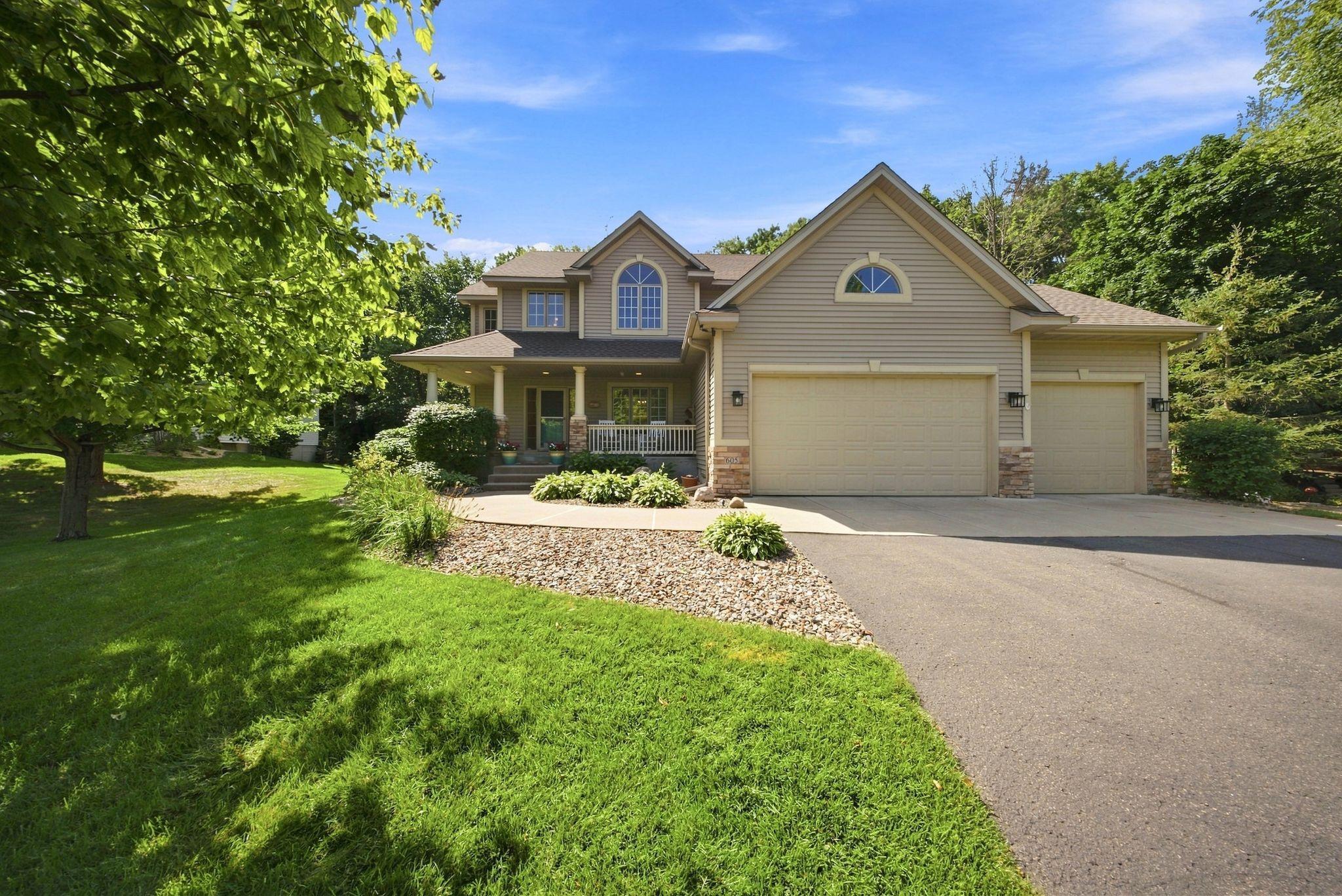 Welcoming front porch