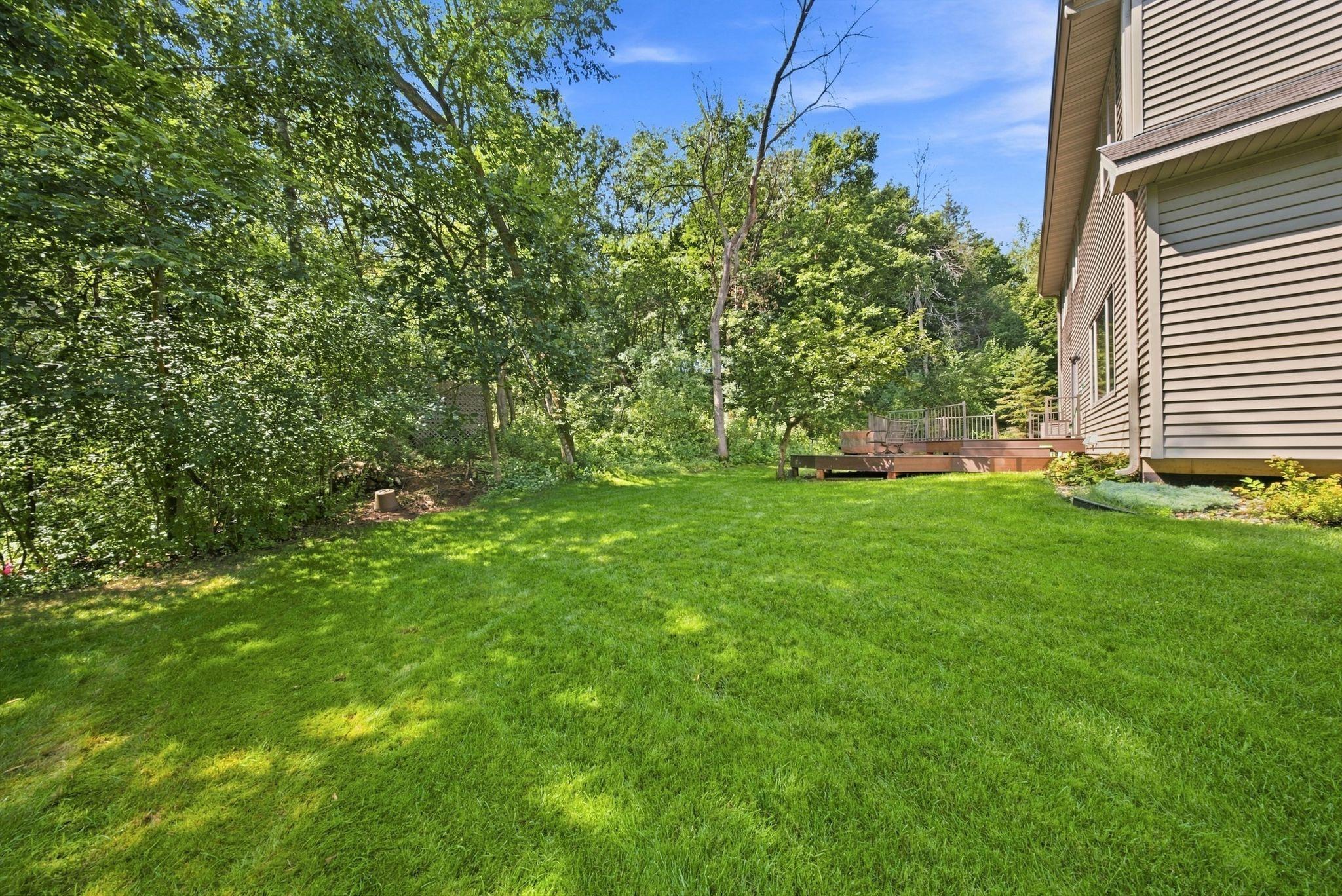 Private back yard