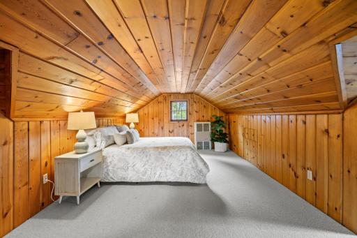 The warm and cozy paneling from decades of past still shines with the love and care over the years.