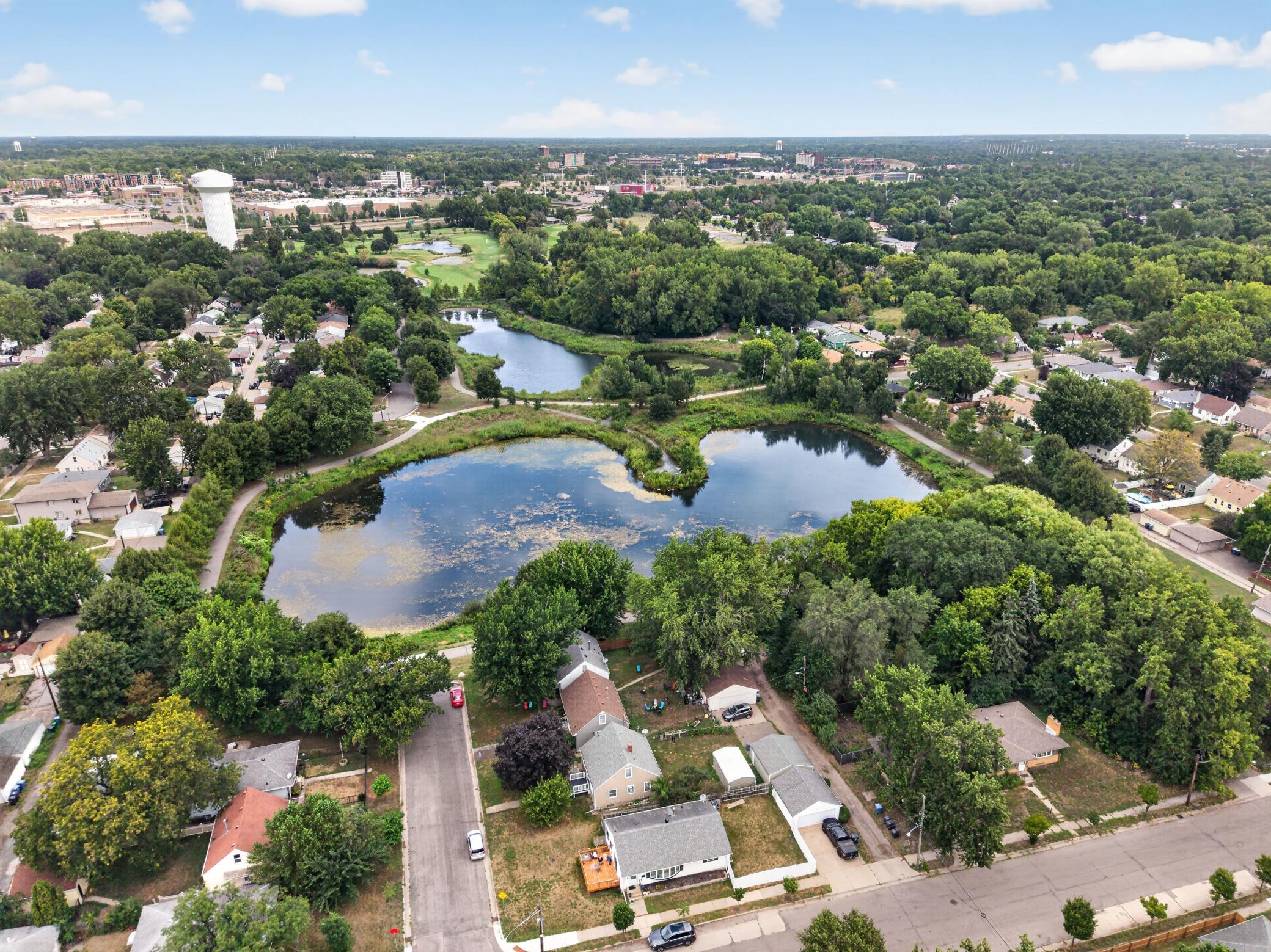Nearby the lake