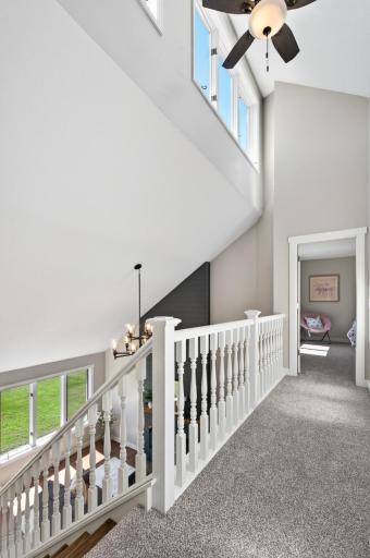 The upper windows bring in lots of light and open for airflow