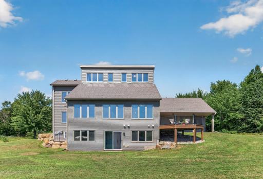 Impressive wall of windows that brings in all the natural light