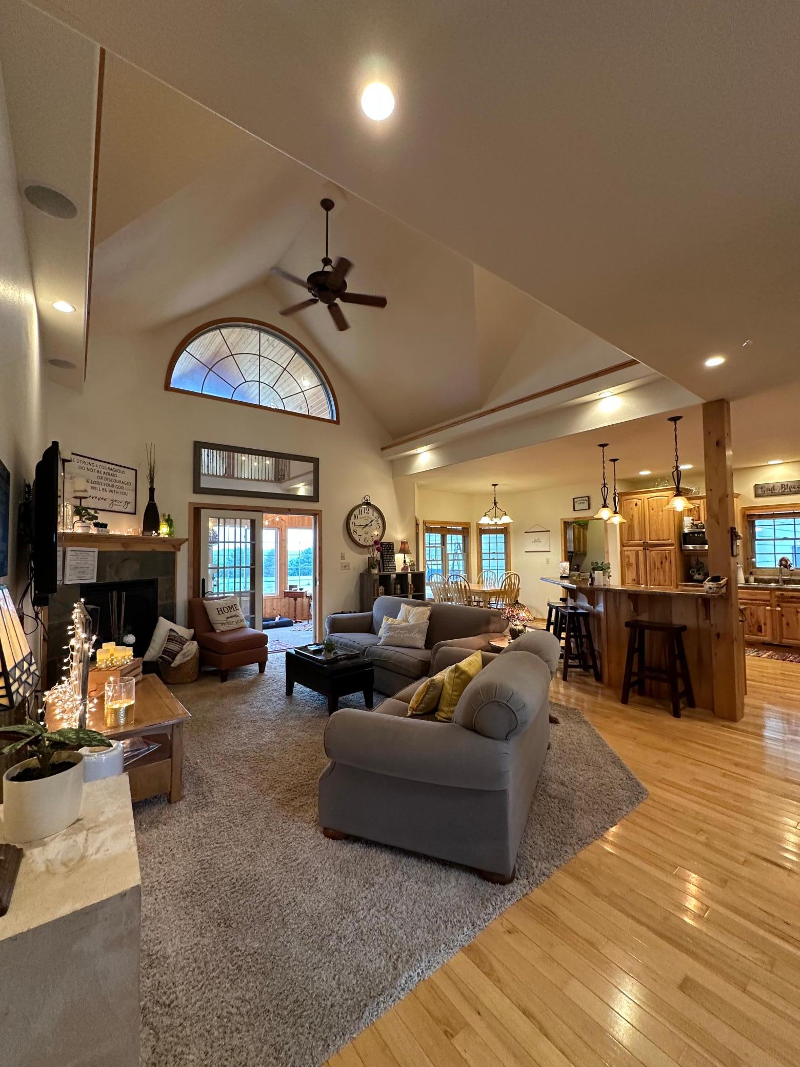 Great Room with beautiful hardwood flooring and vaulted ceilingsood fl.jpeg