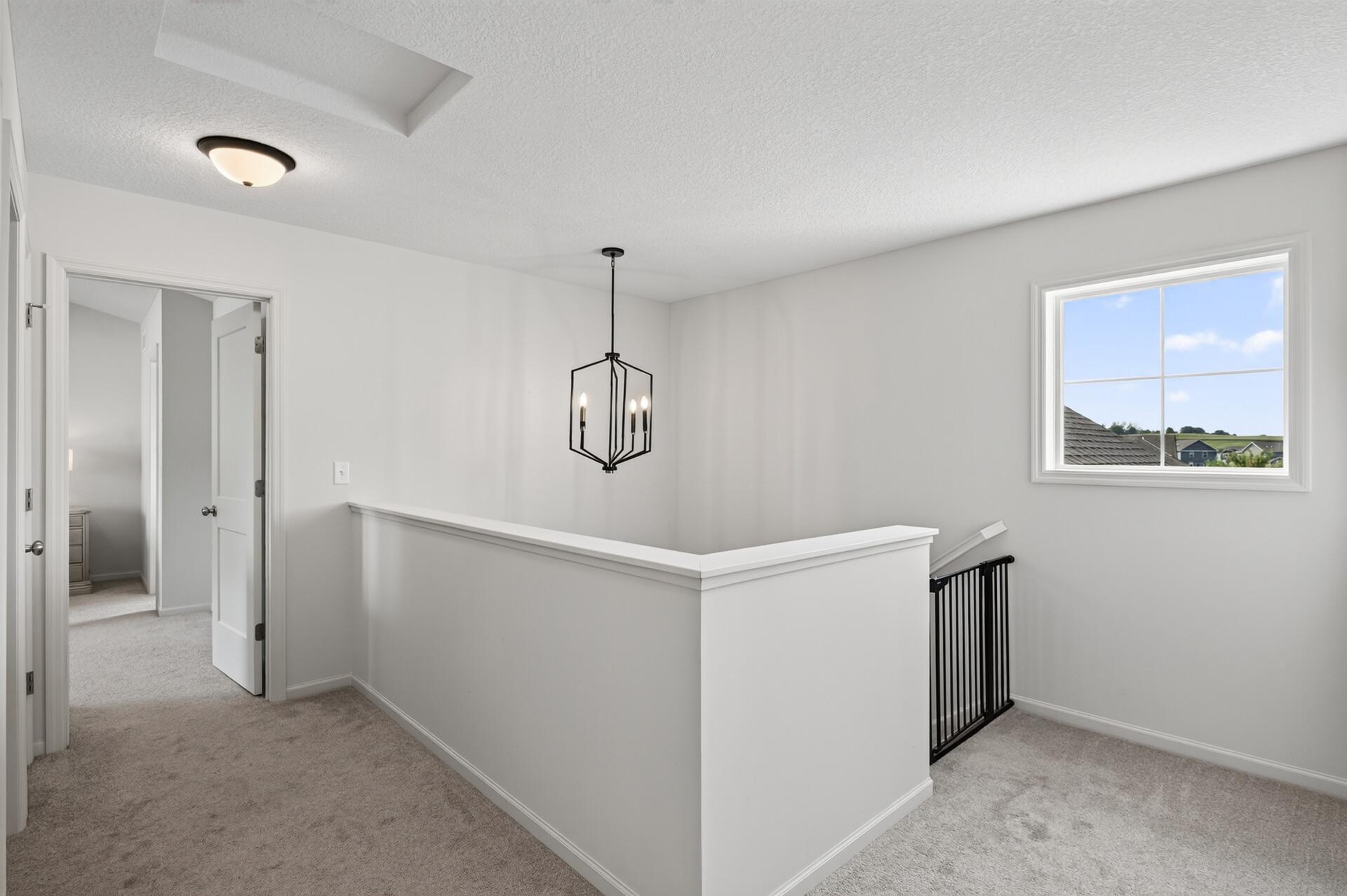 Upper level landing