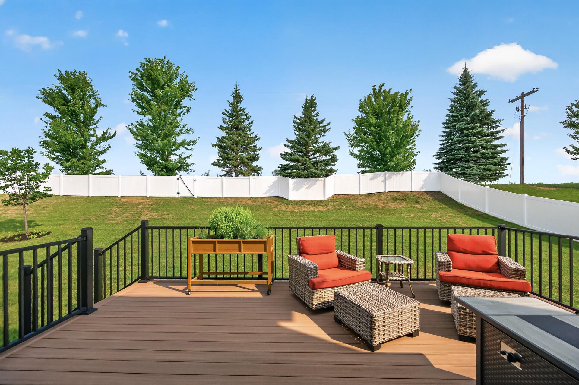Private backyard