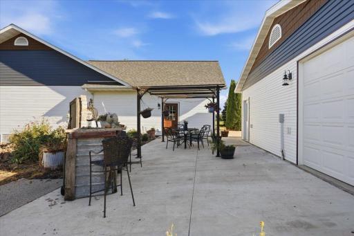 Outside Concrete Patio Bar
