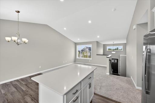 Kitchen and Living Room