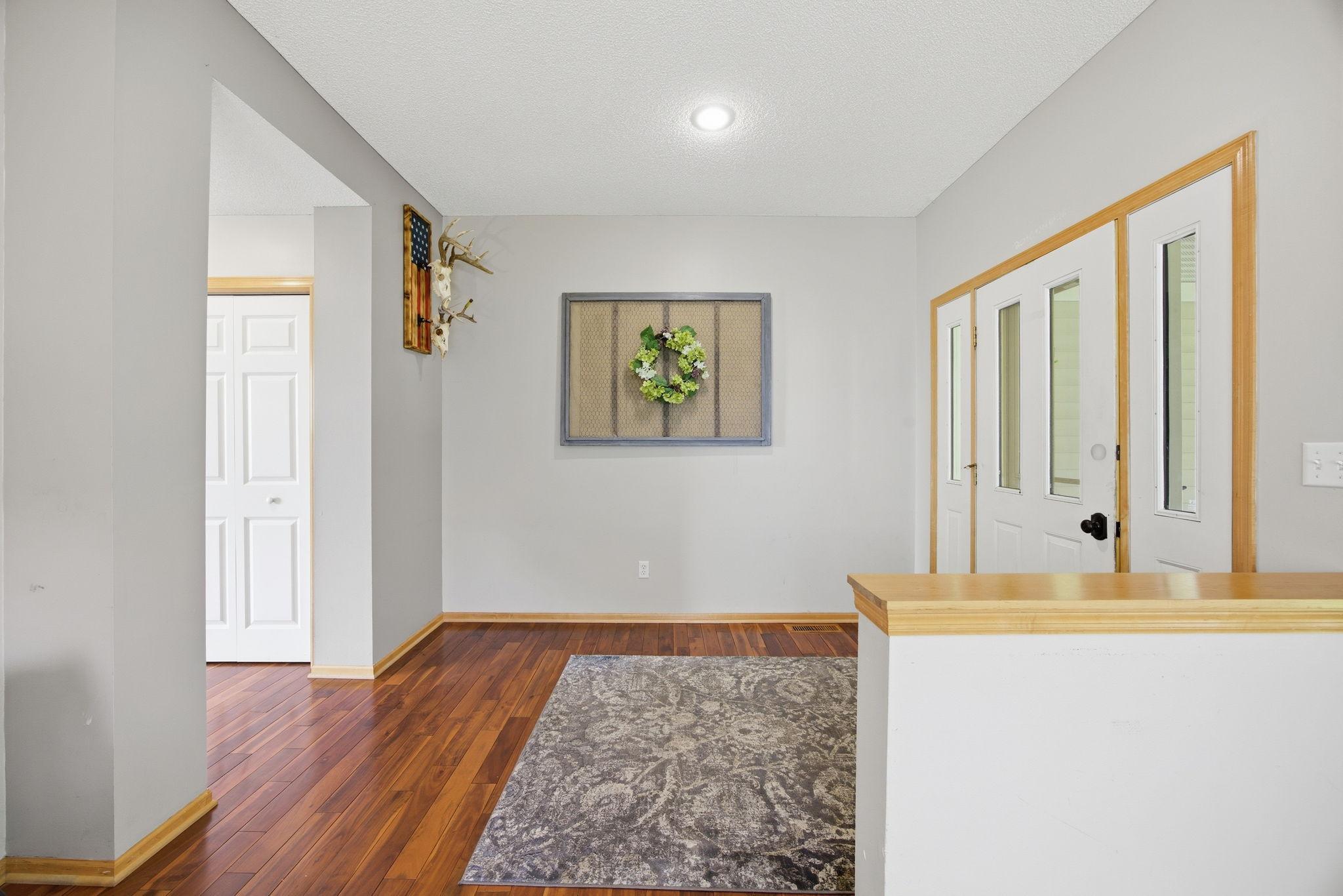 Spacious entry way