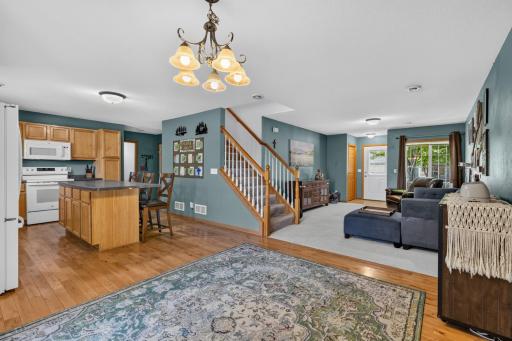 Dining Area is open to both the Living Room & Kitchen