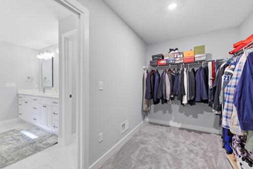 Large Primary Walk-in Closet