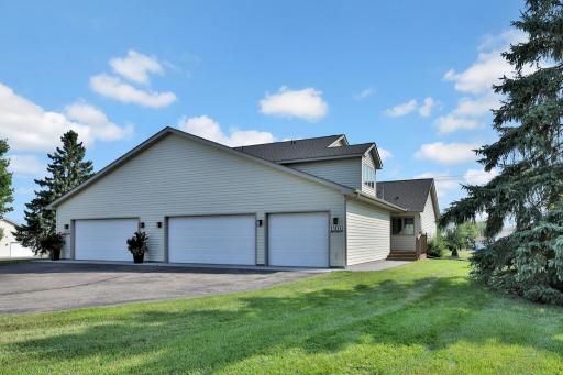 Unusual feature in a townhome - having a 3 car garage