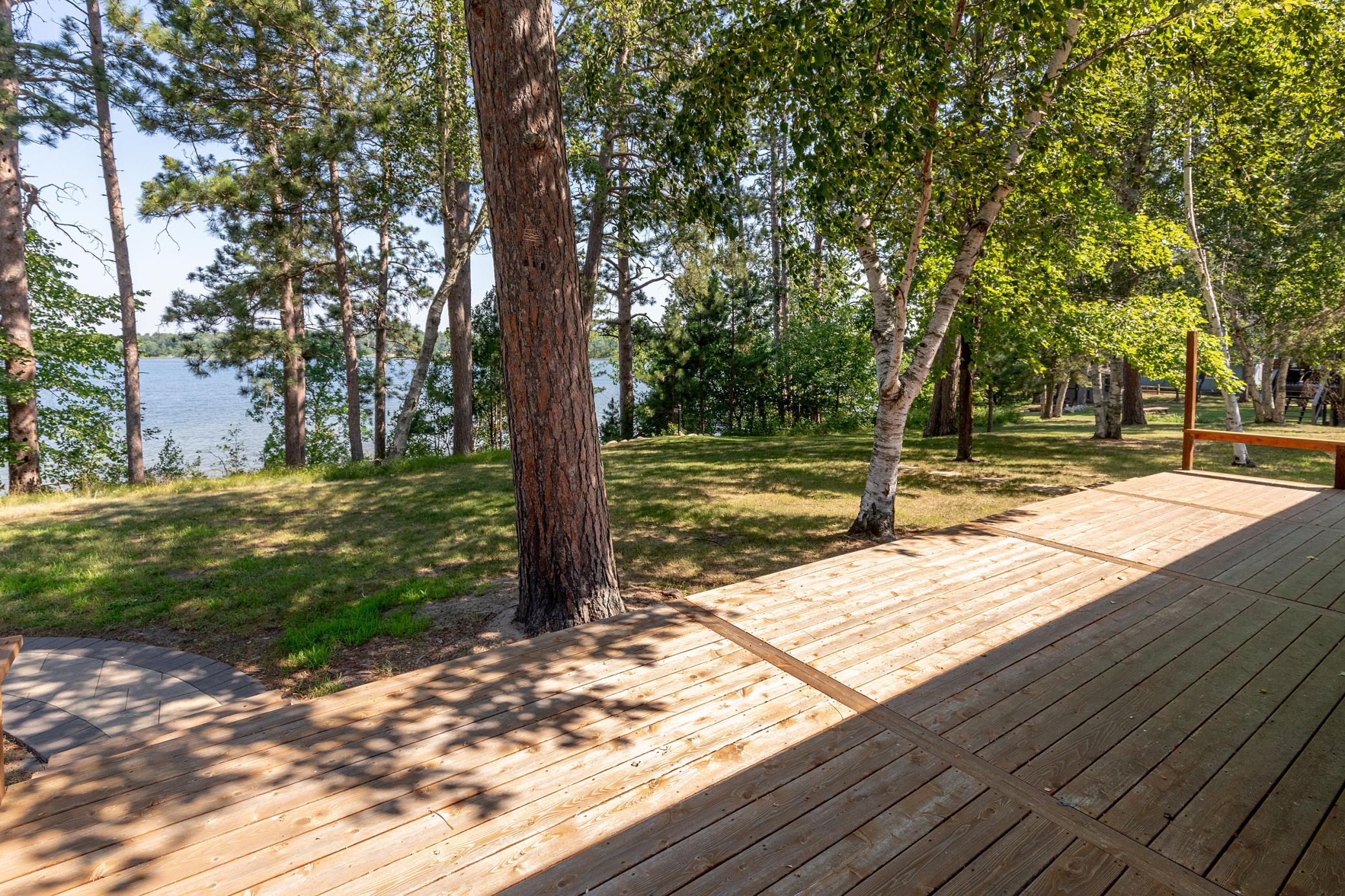 Lake view from deck