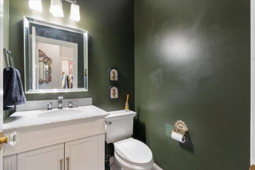 Half Bath / Main Level / Near Garage & Mud Room