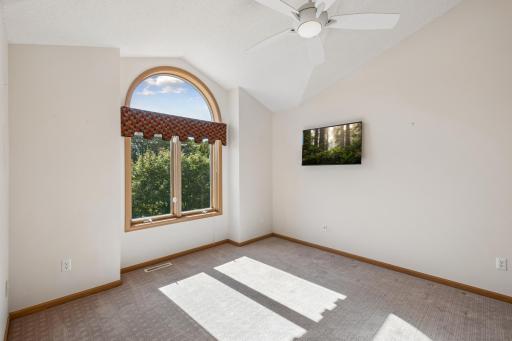 The 2nd bedroom has tons of natural light