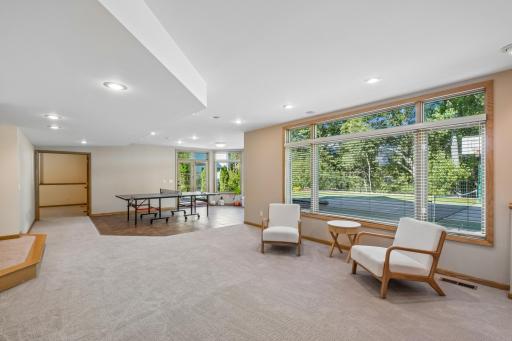 This space and its connection to the backyard is an entertainer's dream