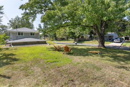 Large side yard for long summer days