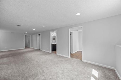 Spacious lower level