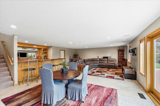 The walkout lower level expands the home's living space with room to gather, relax, and entertain.
