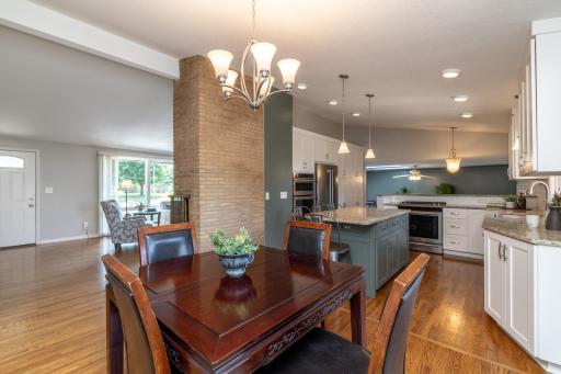 Open Floor Plan with Dining Room/Kitchen View