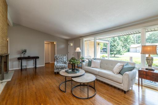Beautiful Oak Hardwood Floors Throughout the Main Floor