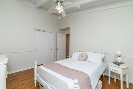 Neutral Colors, Oak Floors and Vaulted Ceilings