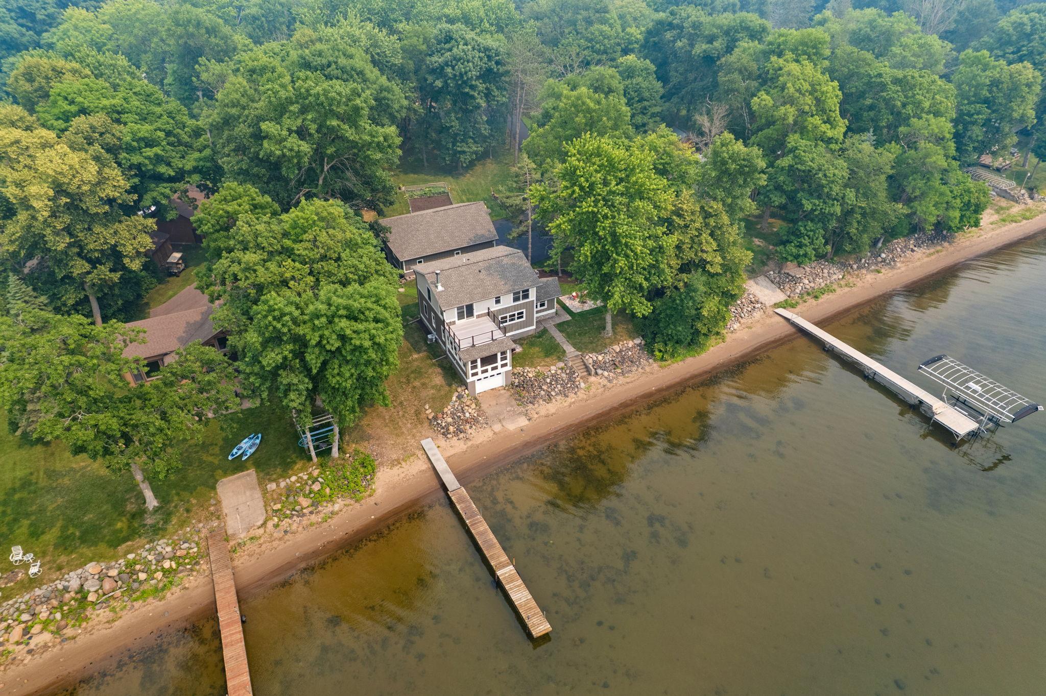 This property is located on one of the best shorelines on this lake, on the east side with amazing sunsets to the west!