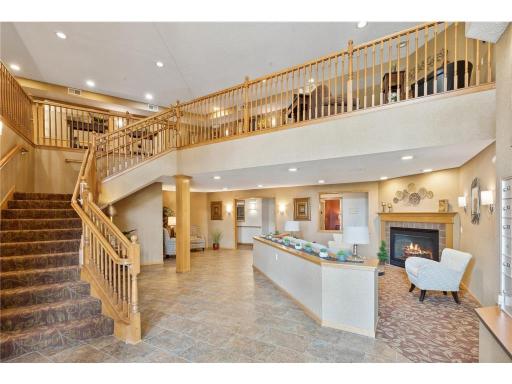 Many calming gathering spaces throughout the building.