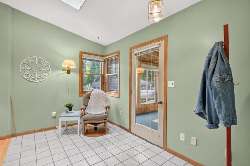 Plenty of room to create a cozy sitting area, with direct access to the porch from the primary bedroom.
