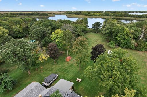 View of acreage and overlooking Keller Lake! Gorgeous!