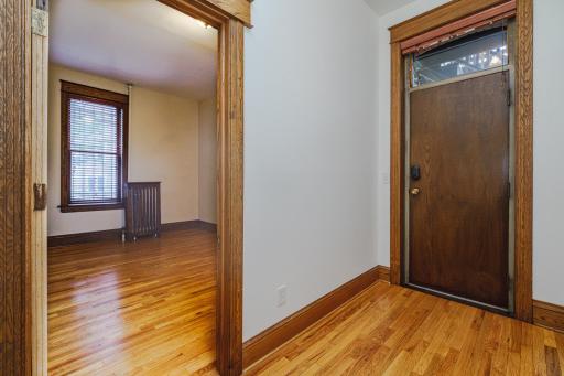 The rear bedroom was formerly a back porch/entry that was converted into a bedroom since the seller took ownership. Both rear bedrooms have closet organizers.