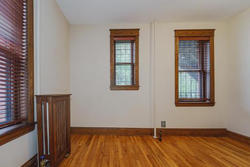 Staggered windows in the 3rd bedroom add visual interest to the room.