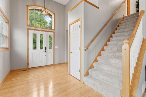 Spacious entry