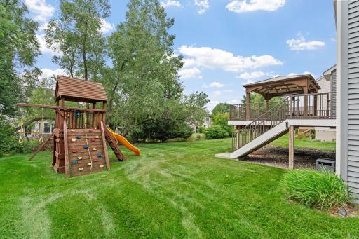 Playful backyard with plenty of space