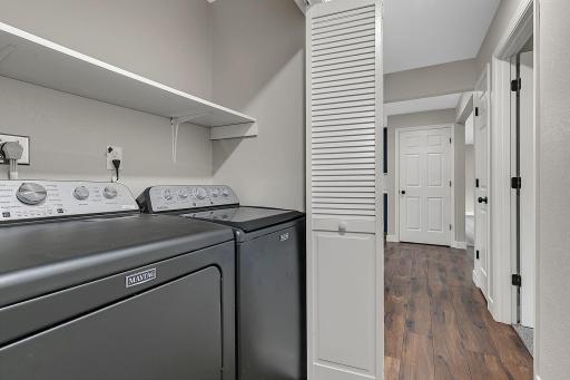 Enjoy the convenience of main floor laundry.