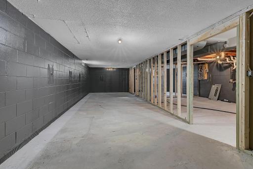 The unfinished basement is full of potential! Add your own finishing touches to make this space your own!