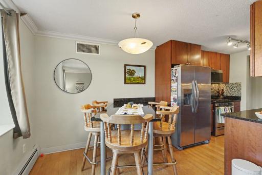Built in dining table