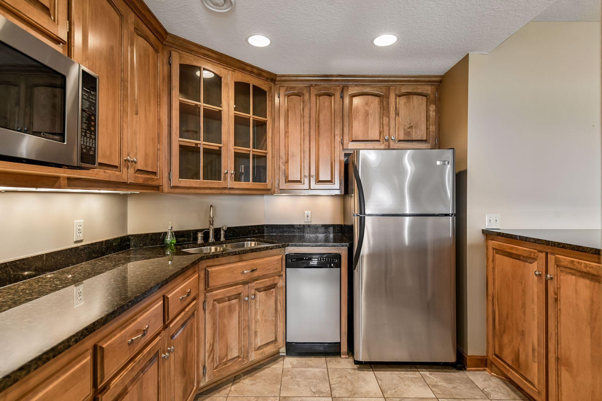 Second kitchen area in the basement.