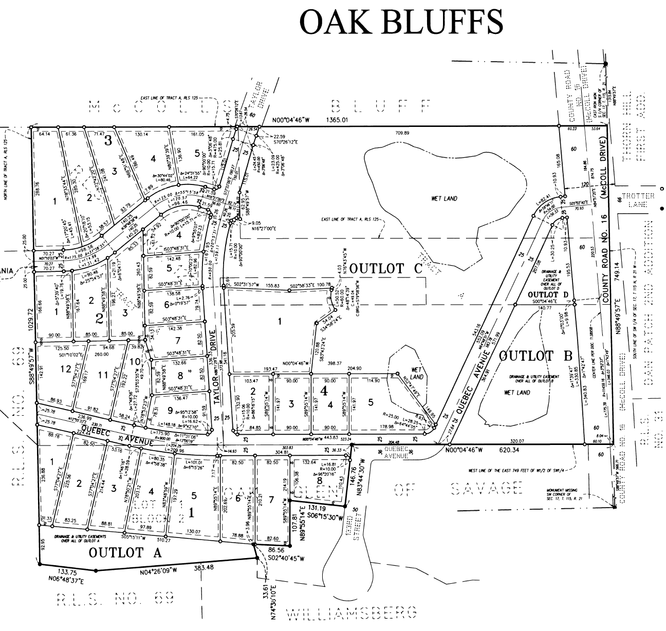 Oak Bluffs Plat